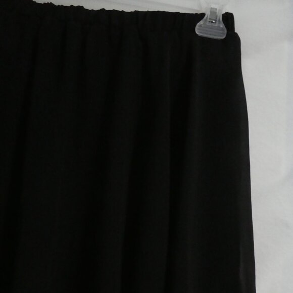 DEX | medium | Black Asymmetrical Skirt Ruffled Bottom | Stretch Waistband | NWT - Picture 4 of 16